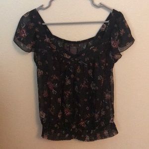 Sheer blouse. Size medium.